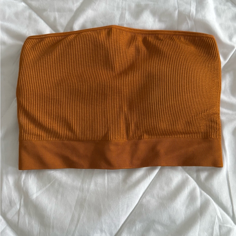 Terracotta NVGTN Conquer Ribbed Seamless Bra